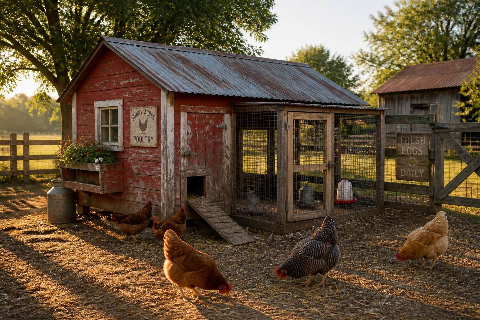 traditional poultry house